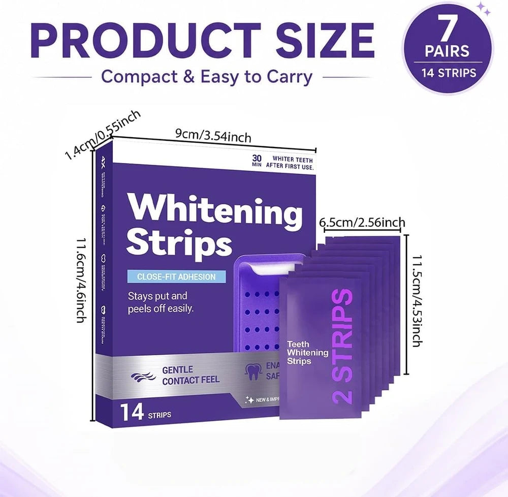 EBHO Purple Teeth Whitening Strips