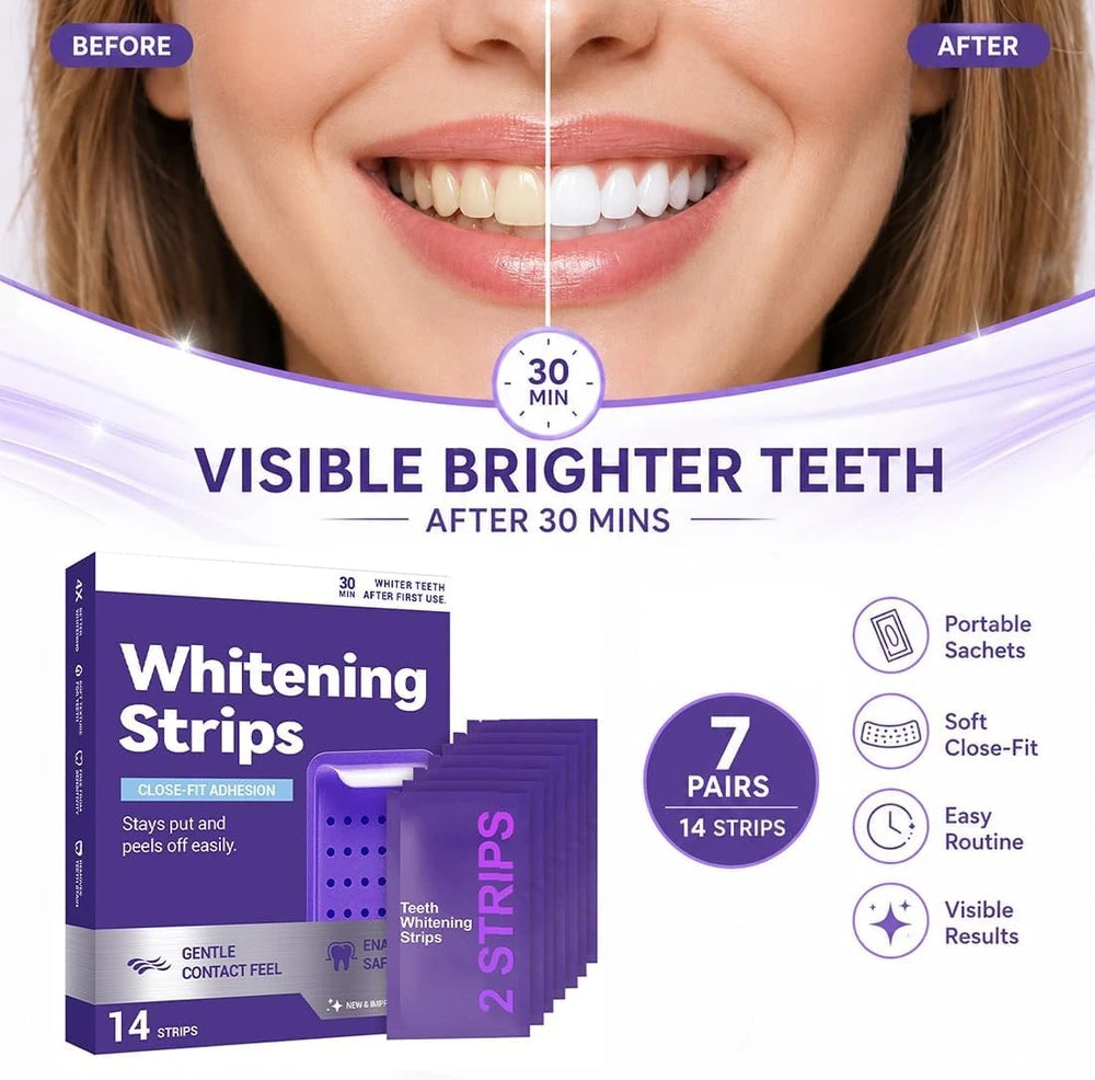 EBHO Purple Teeth Whitening Strips