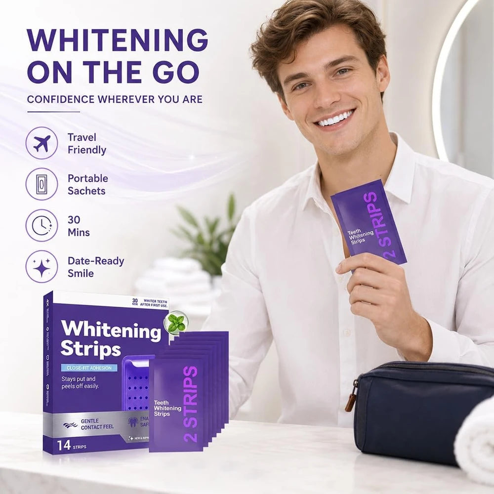 EBHO Purple Teeth Whitening Strips