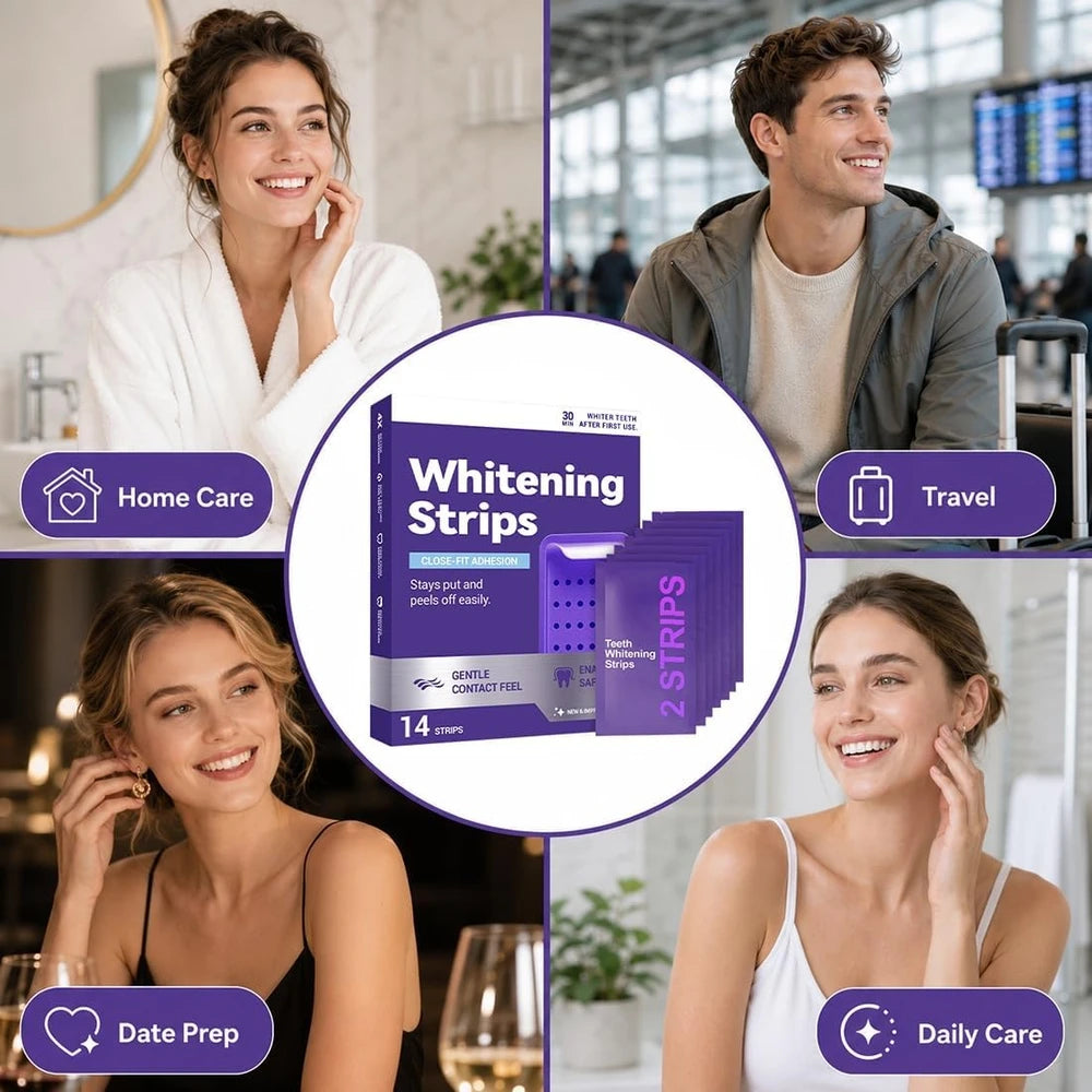 EBHO Purple Teeth Whitening Strips