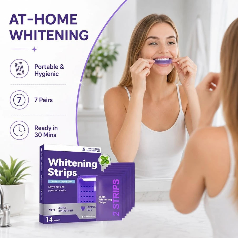 EBHO Purple Teeth Whitening Strips