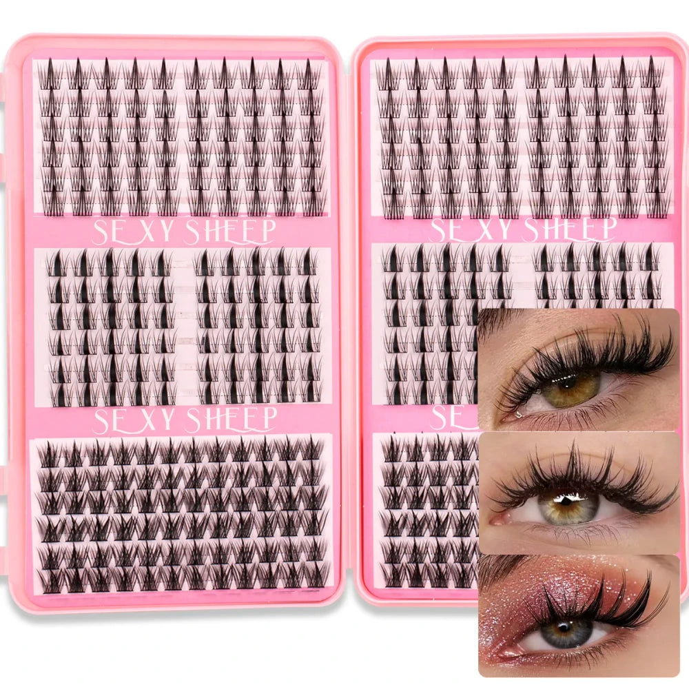 DIY Cluster Eyelash Extension