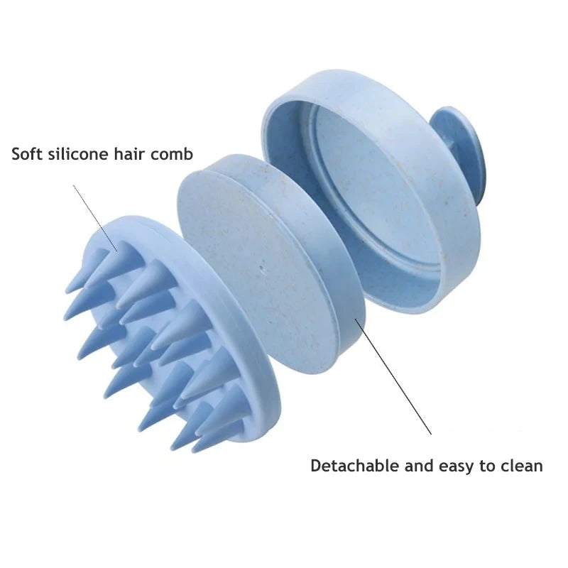 Silicone Scalp Massage Shampoo Brush