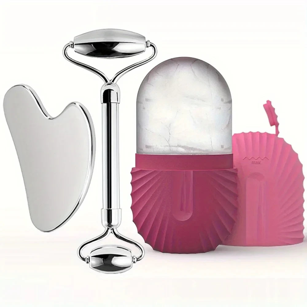 Stainless Steel Ice Face Roller