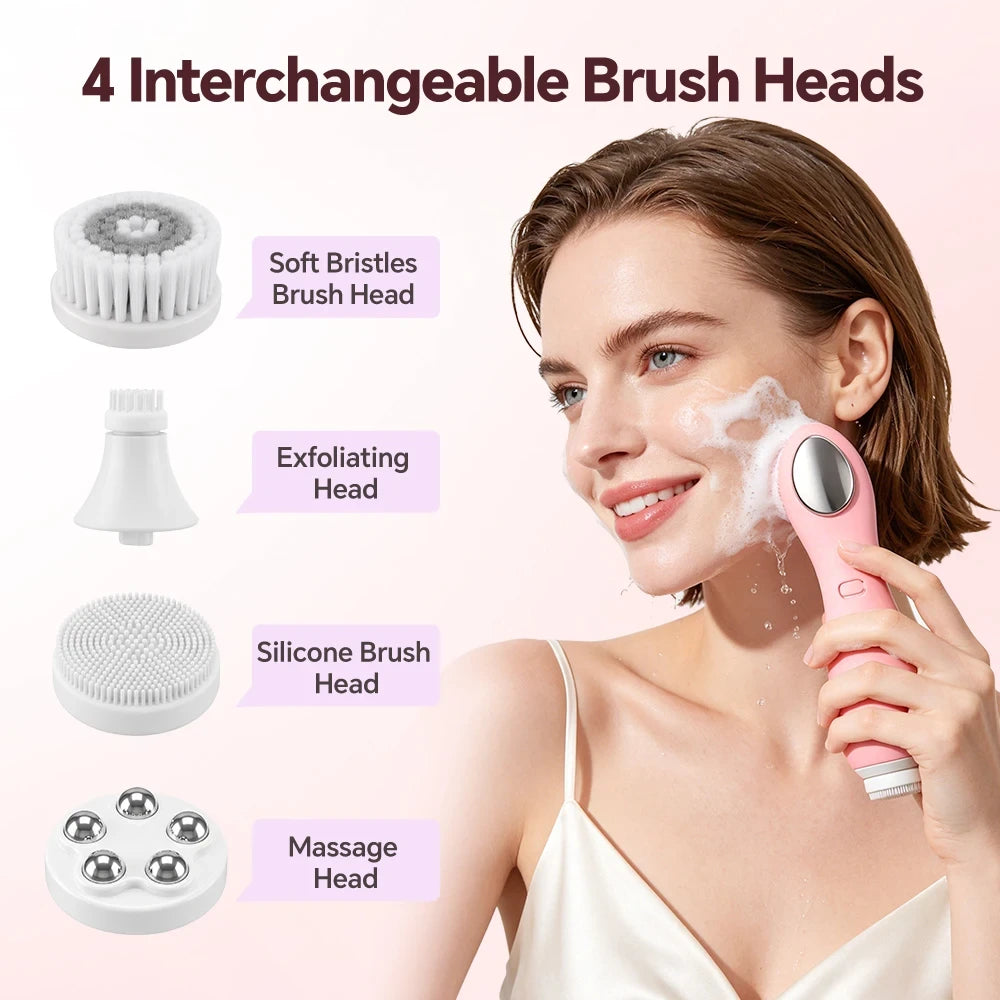 Rechargeable Sonic Facial Cleansing Brush