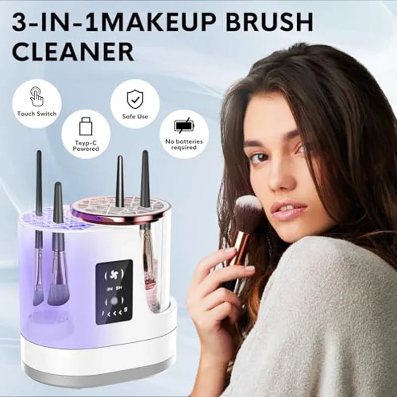Electric Makeup Brush Cleaner And Dryer