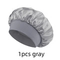 Elastic Wide Band Satin Hair Bonnet