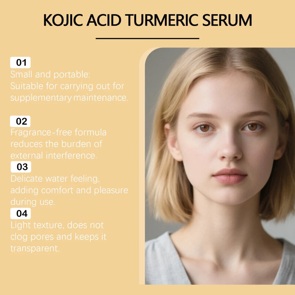 Kojic Acid Turmeric Skin Care Routine