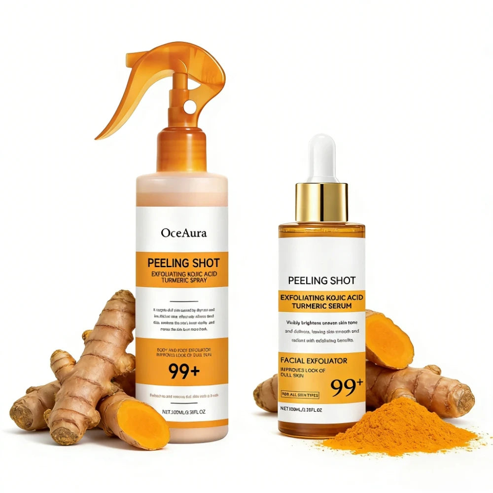 Kojic Acid Turmeric Skin Care Routine