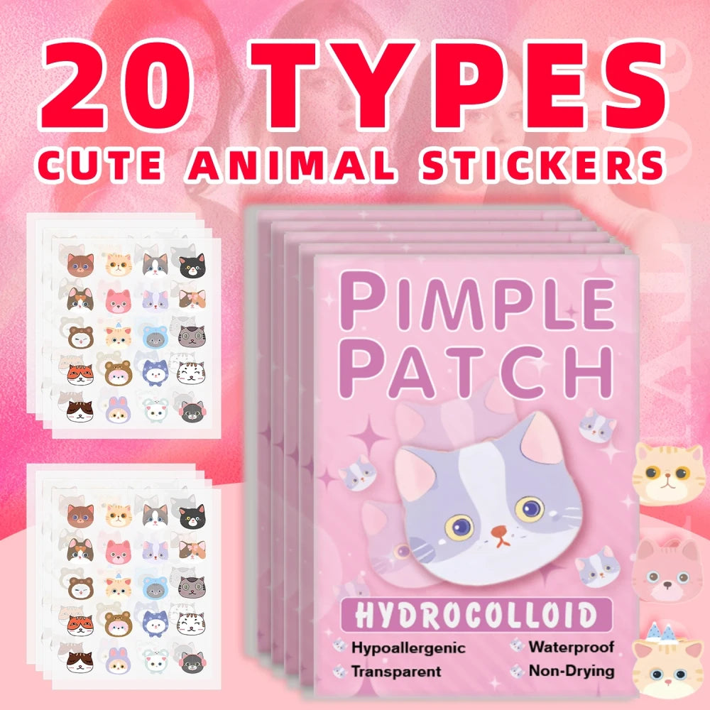 Cartoon Cat Acne Patches