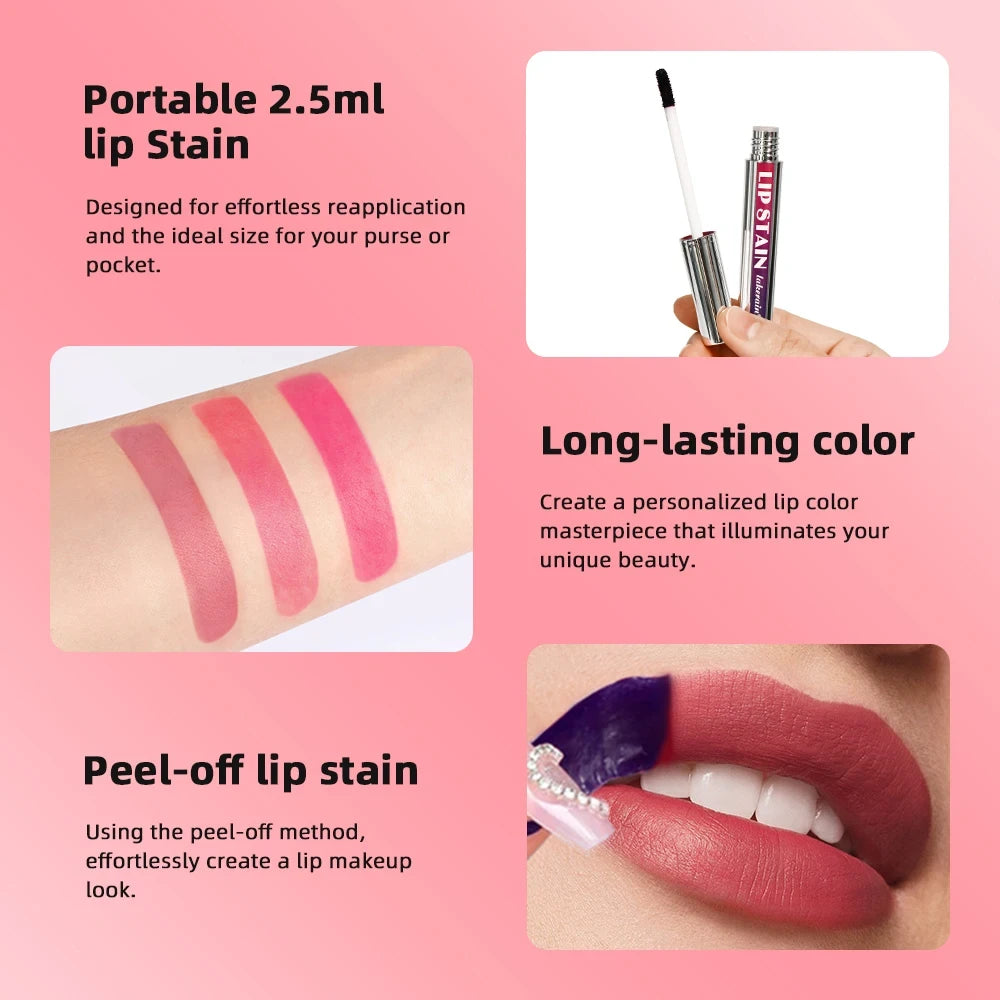 Long Lasting Peel Off Lip Stain